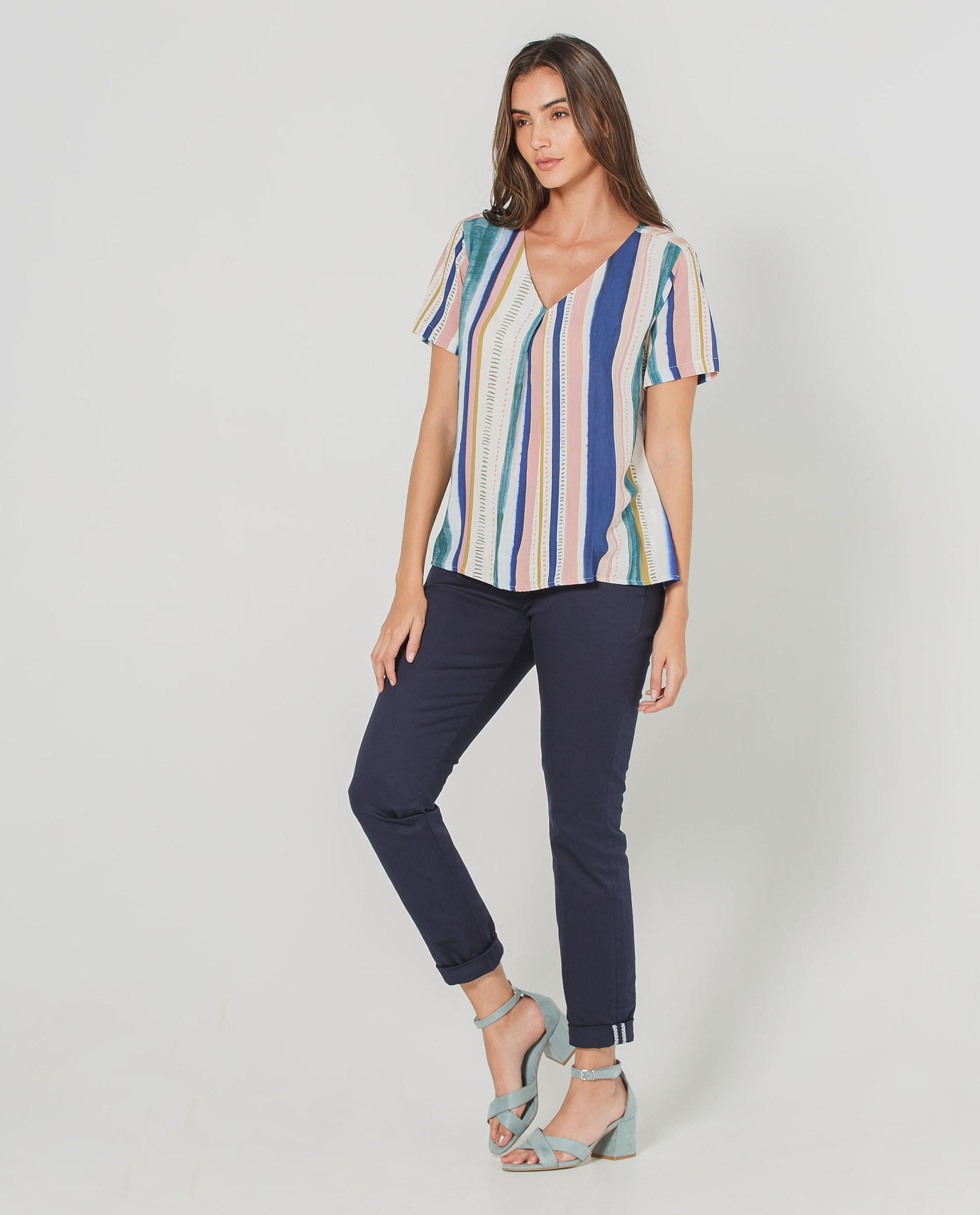 Pantalón para mujer estilo chino Skinnny