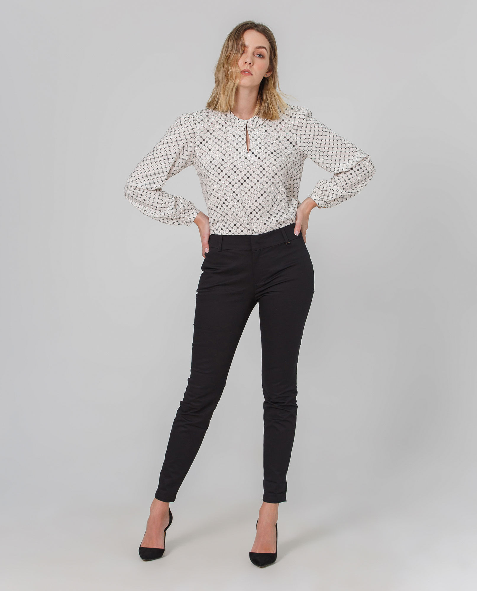 Pantalón para mujer estilo chino Skinnny