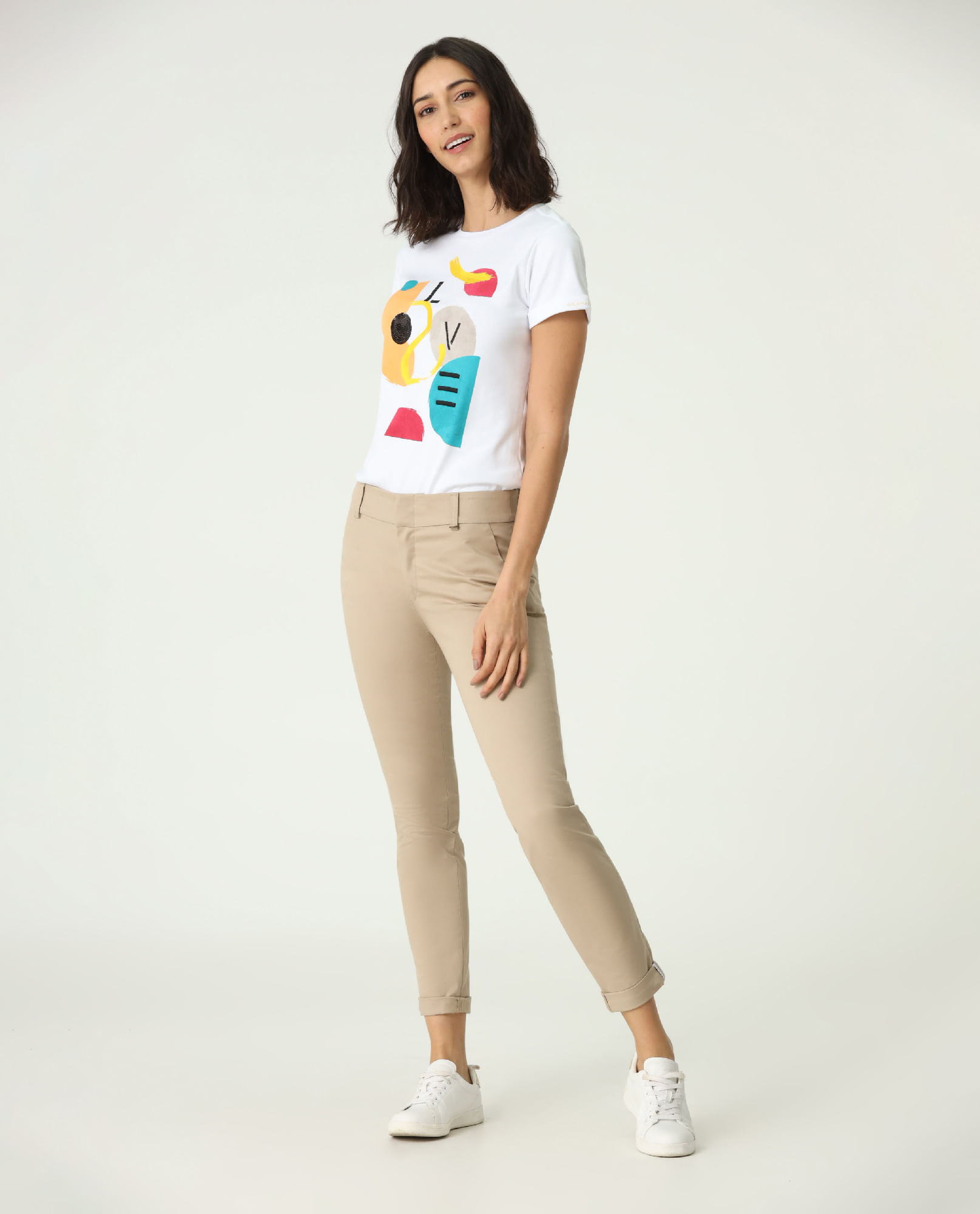 Pantalón para mujer estilo chino Skinnny