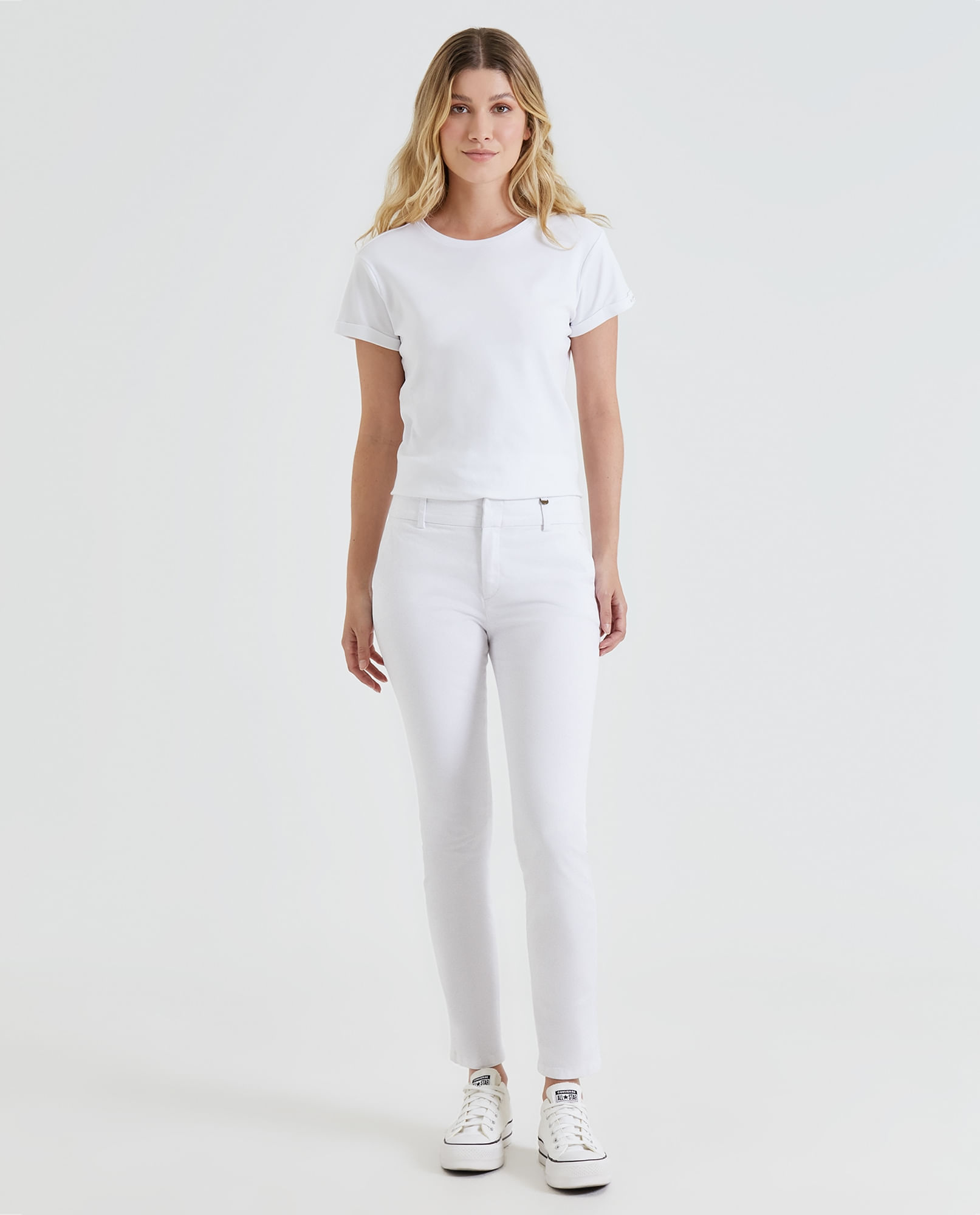 Pantalón para mujer estilo chino Skinnny
