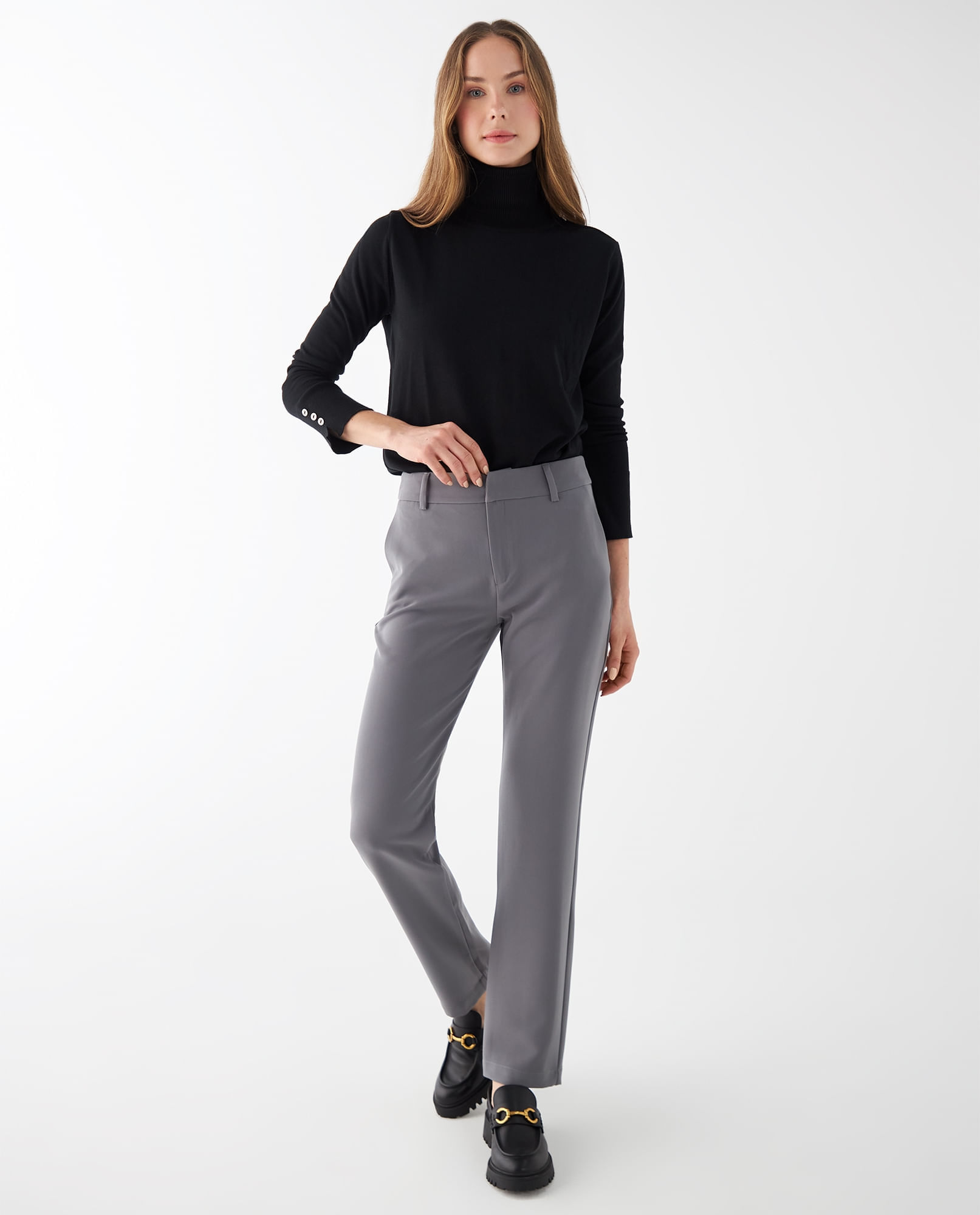 Pantalón de bota recta para mujer