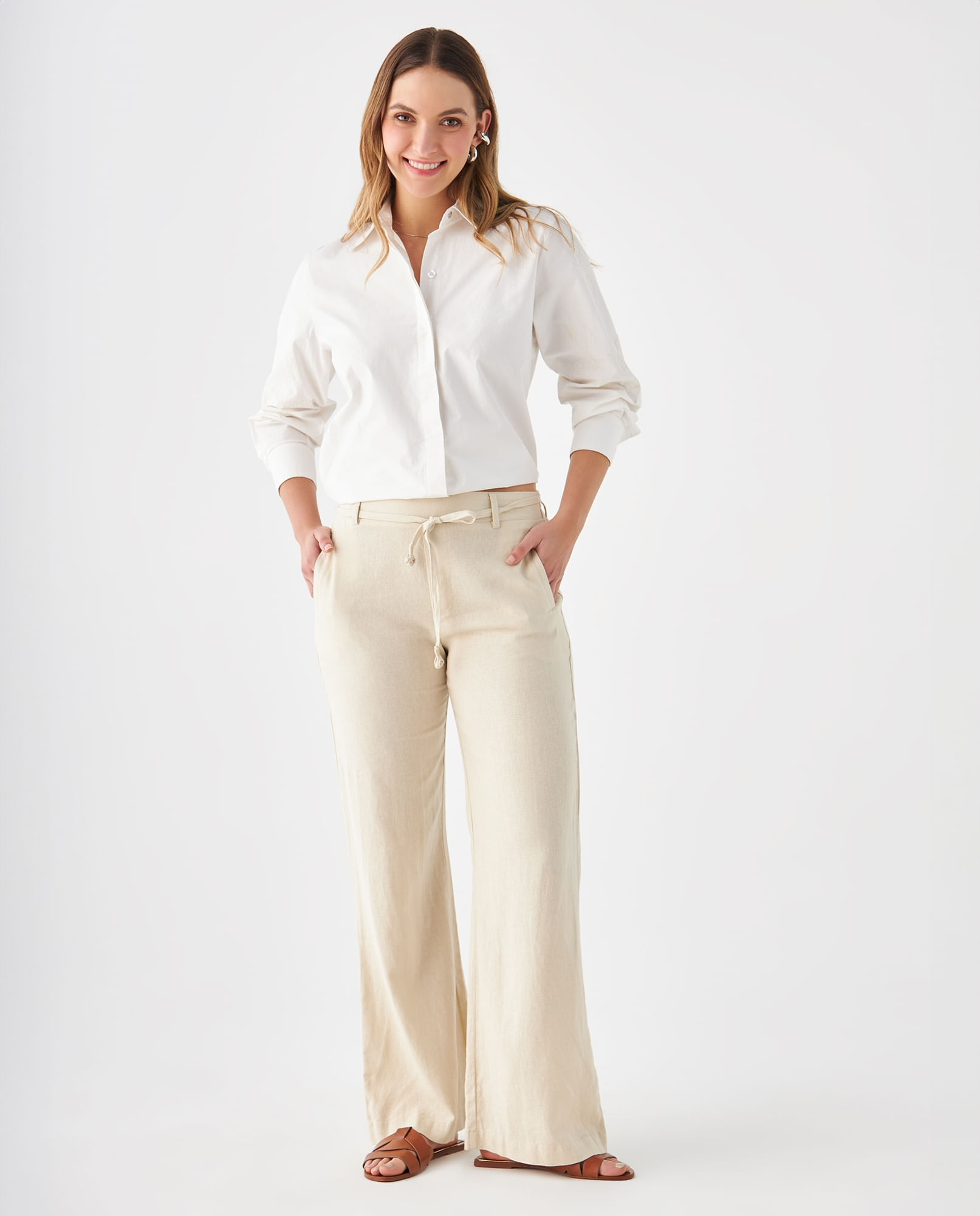Pantalón de bota recta para mujer