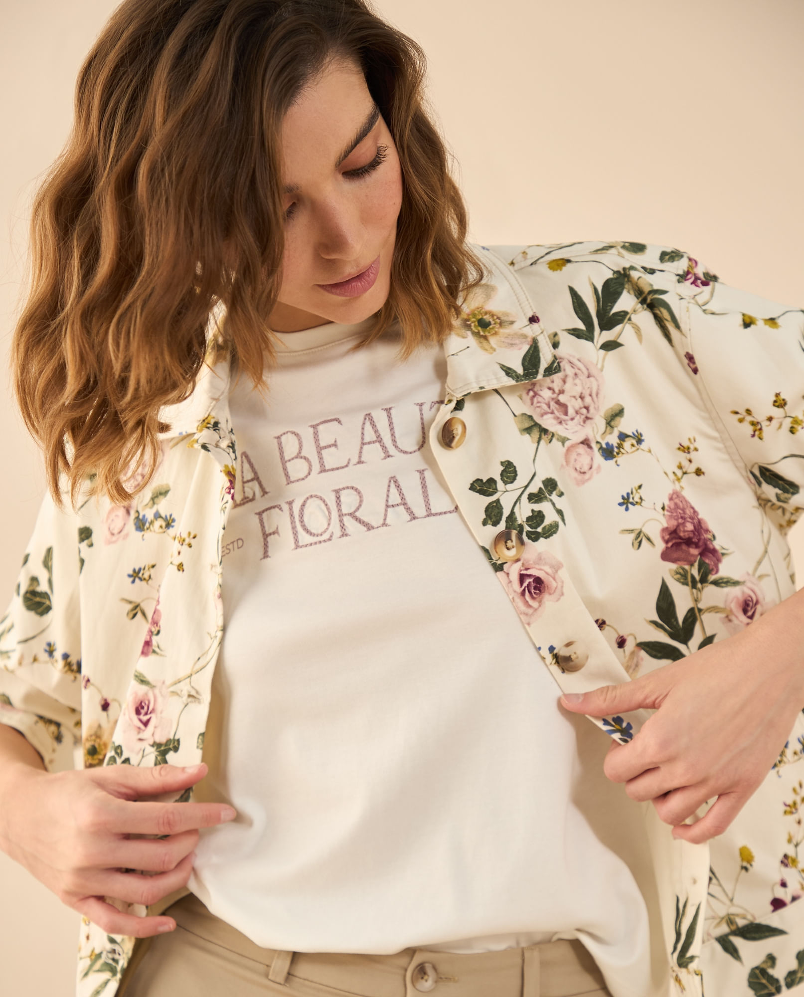 Camiseta manga corta para mujer