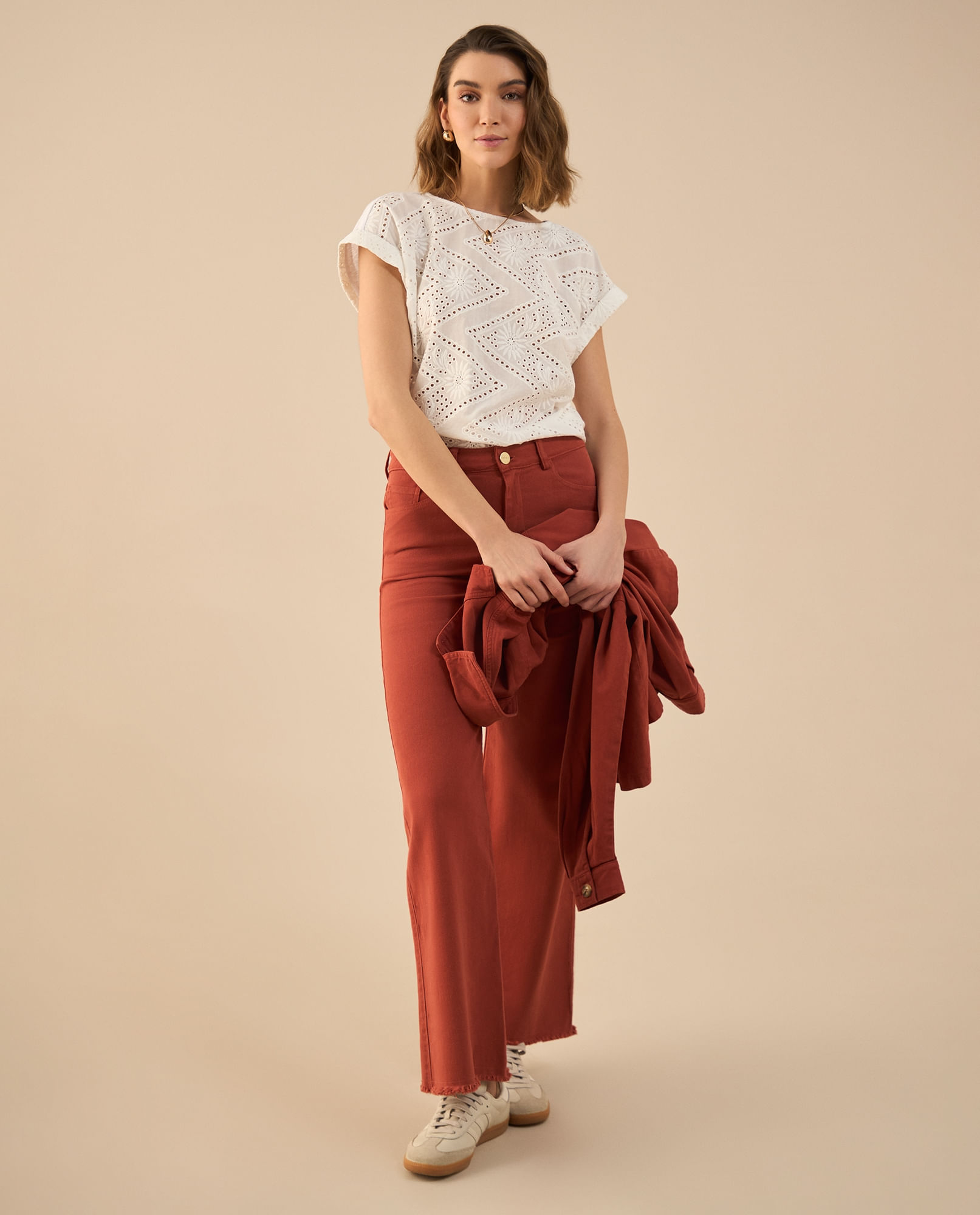 Pantalón cinco bolsillos para mujer